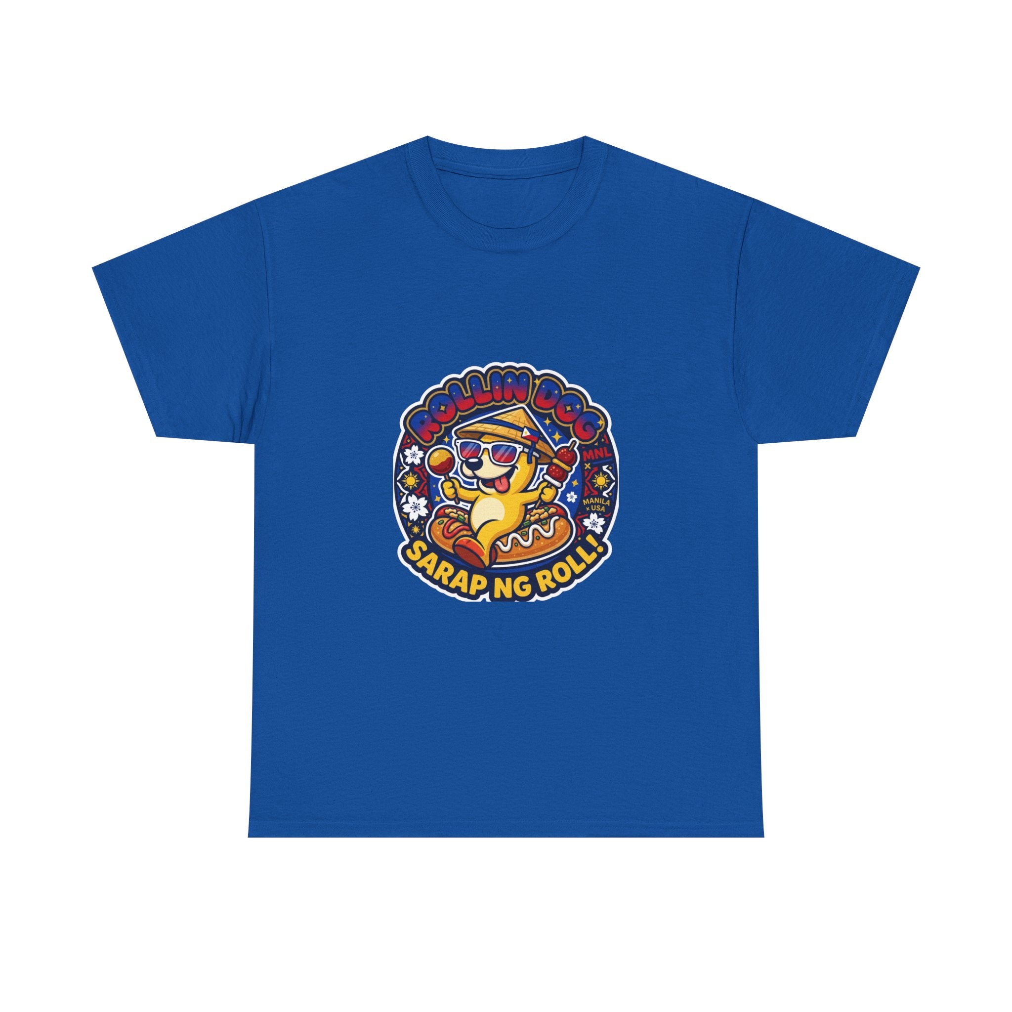 T-Shirt — 'Sarap ng Roll' Retro Cartoon Lumpia Design