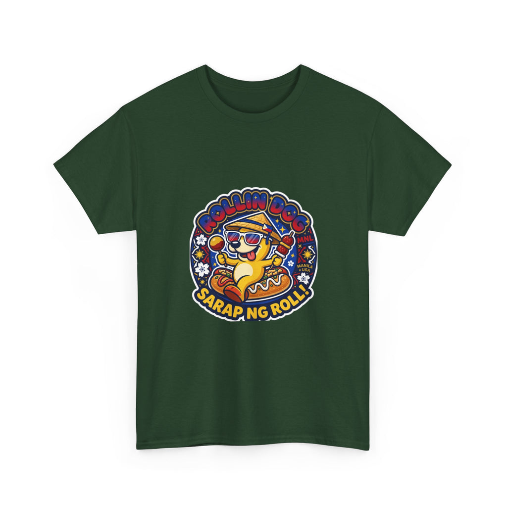 T-Shirt — 'Sarap ng Roll' Retro Cartoon Lumpia Design