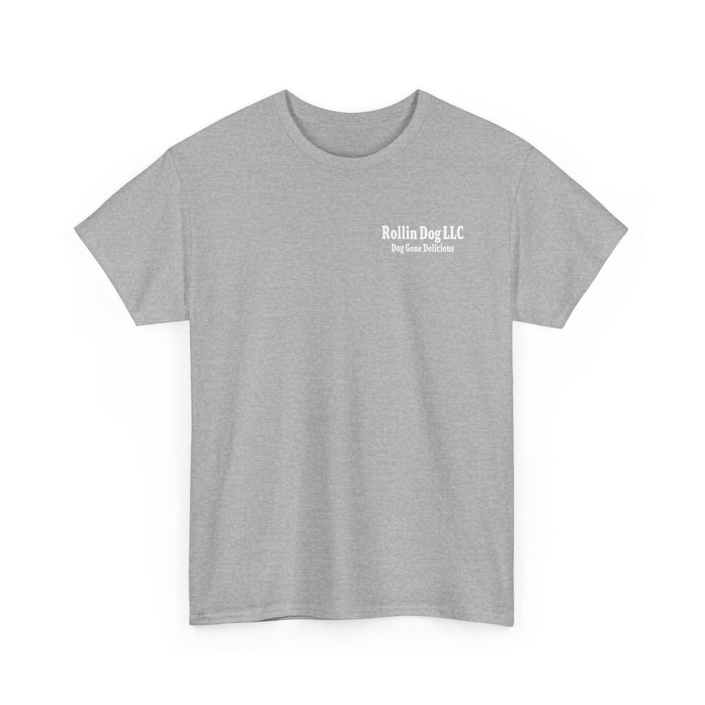 Rollin Dog Tee Graffiti 3 — 'Rollin Dog: Dog Gone Delicious' Graphic T‑Shirt