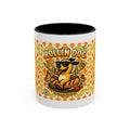 Retron Hot Dog Food Truck Accent Coffee Mug — "Rollin Dog" Retro Summer BBQ Mug (11/15oz)