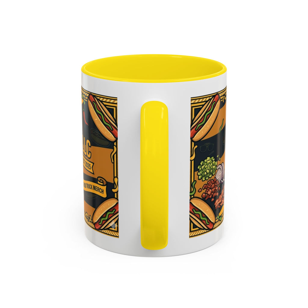 Rollin Dog Hot Dog Mug — Retro 'Dog Gone Delicious' Coffee Cup (11/15oz)
