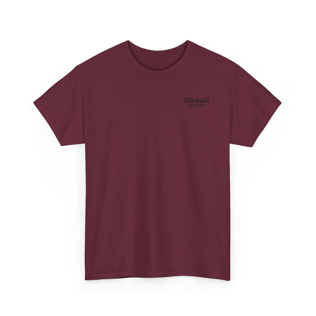 T-Shirt — "Rollin Dog: Dog Gone Delicious" Retro Hot Dog Graphic Tee