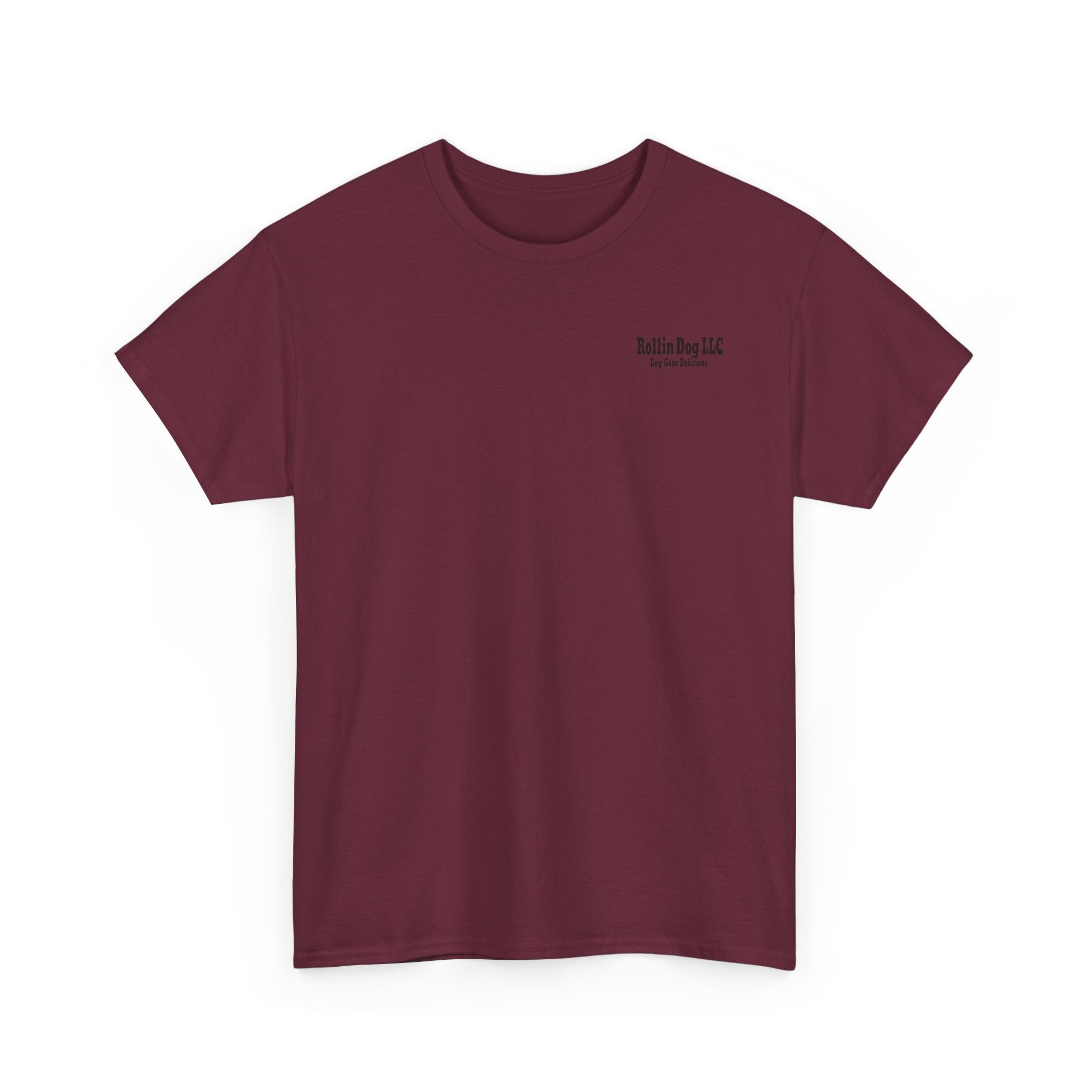 T-Shirt — "Rollin Dog: Dog Gone Delicious" Retro Hot Dog Graphic Tee
