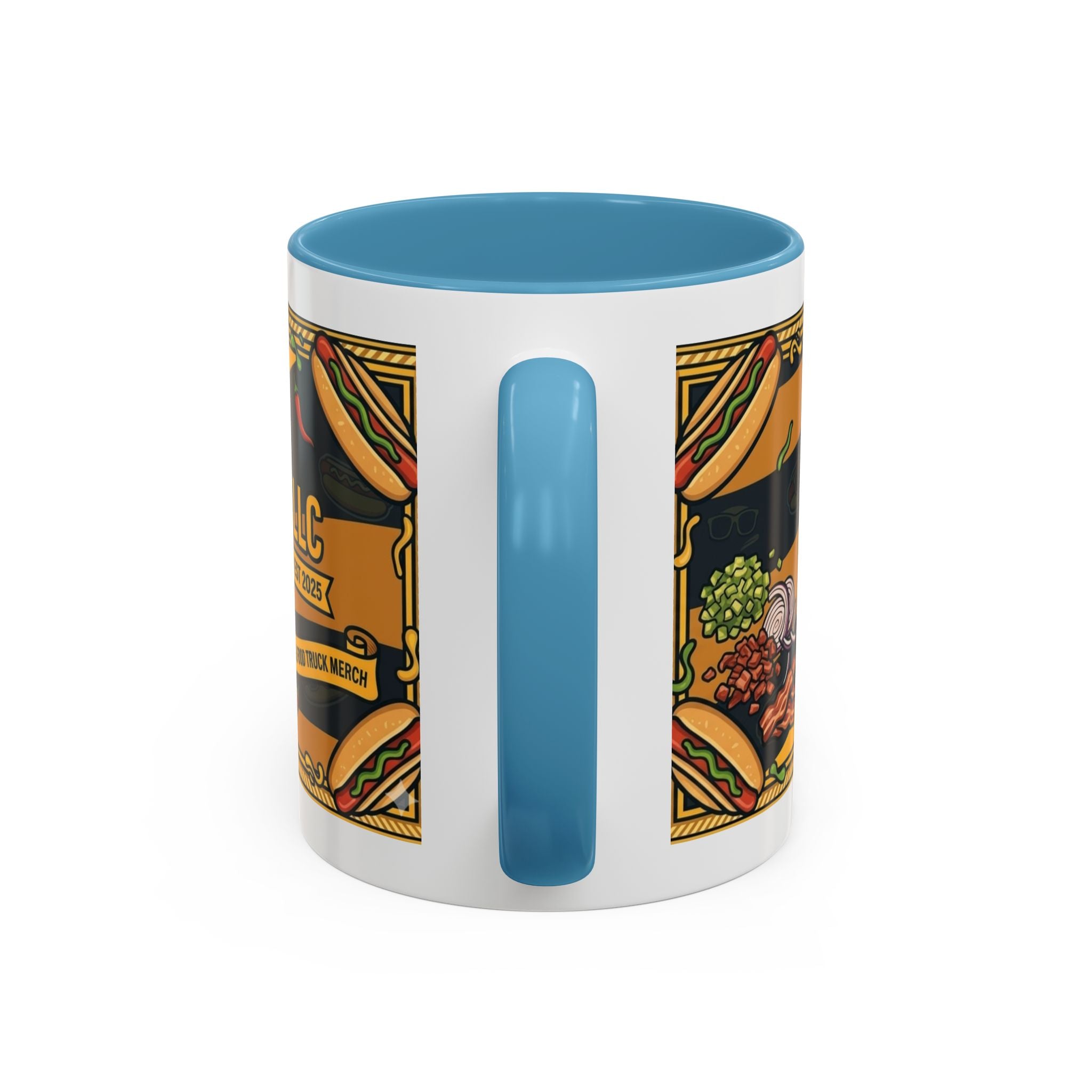 Rollin Dog Hot Dog Mug — Retro 'Dog Gone Delicious' Coffee Cup (11/15oz)