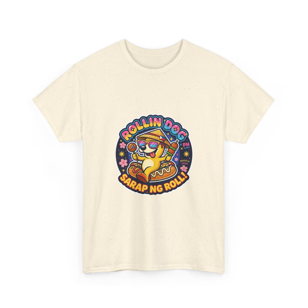 T-Shirt — "Rollin Dog" Sarap ng Roll Cute Filipino Foodie Tee