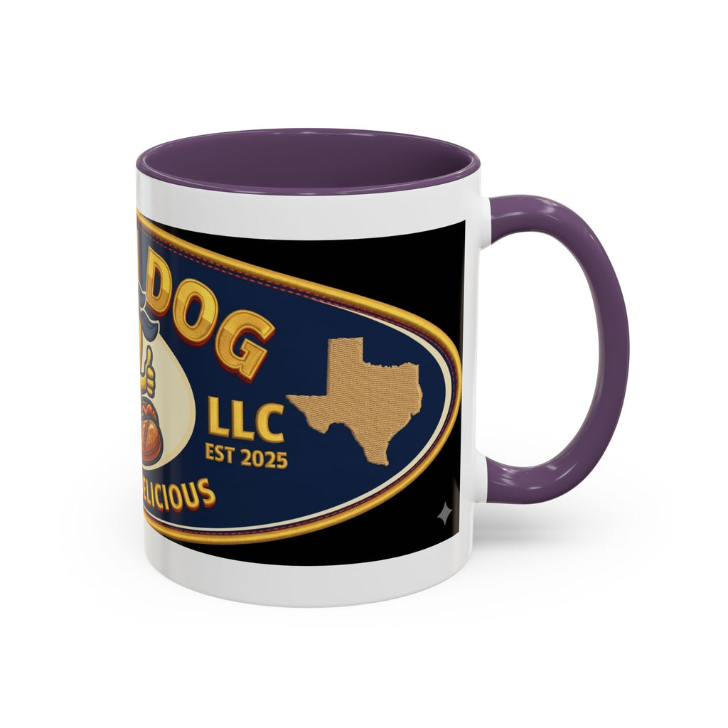 Texas Rollin Dog Coffee Mug - 'Dog Gone Delicious' Novelty Accent Mug (11/15oz)