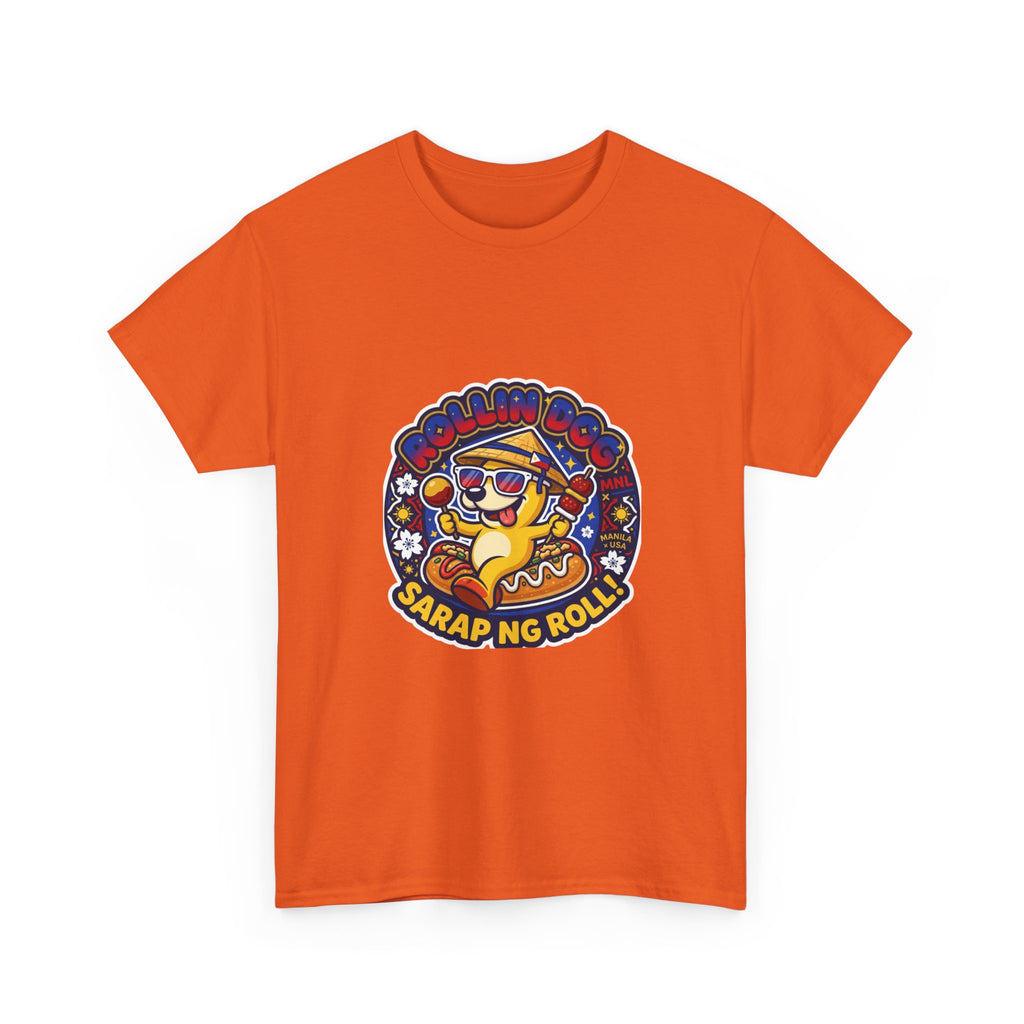 T-Shirt — 'Sarap ng Roll' Retro Cartoon Lumpia Design