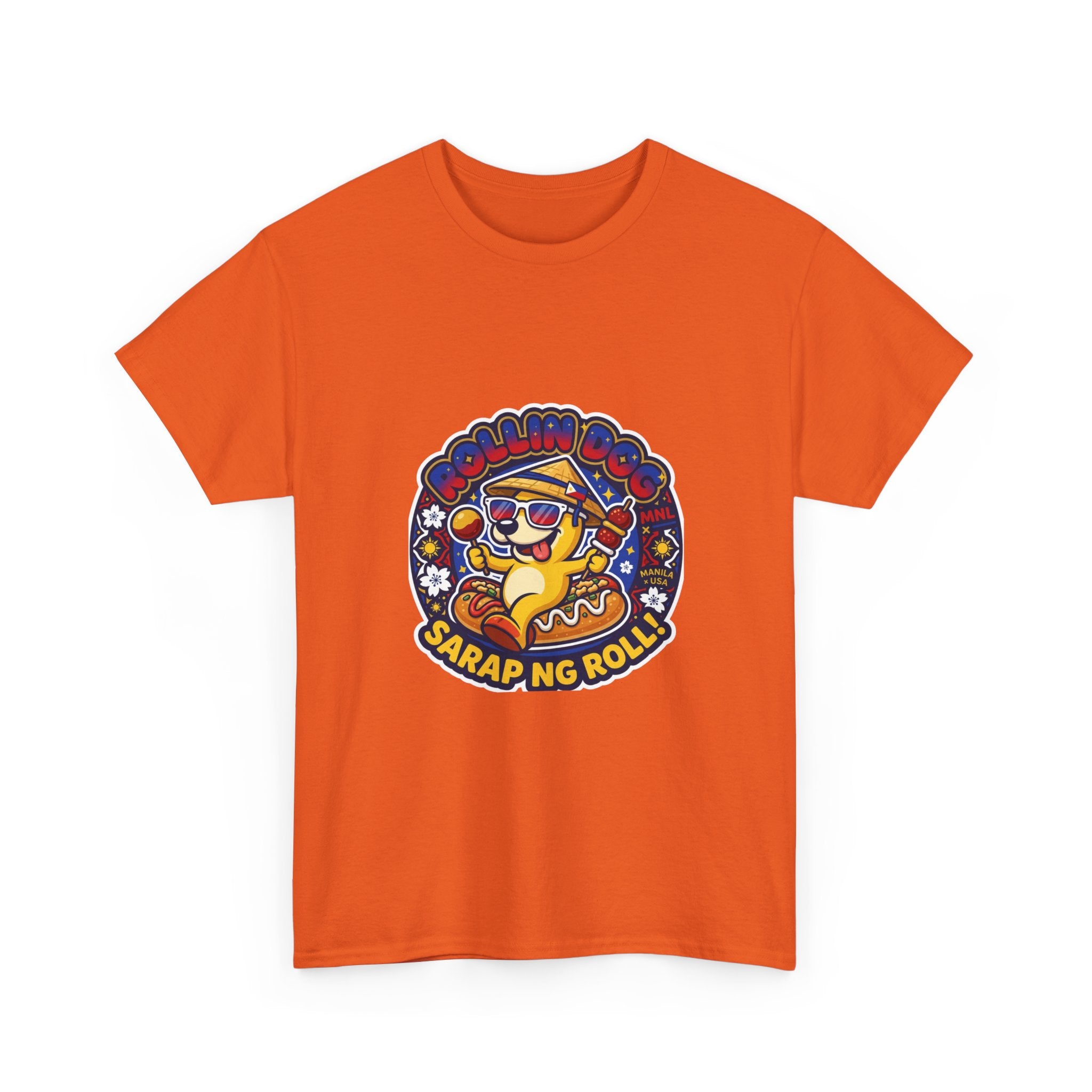 T-Shirt — 'Sarap ng Roll' Retro Cartoon Lumpia Design