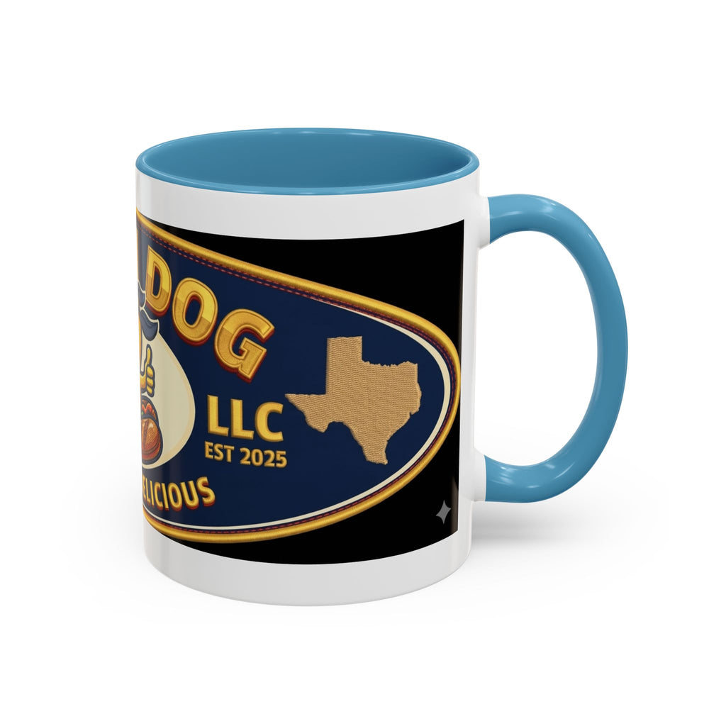 Texas Rollin Dog Coffee Mug - 'Dog Gone Delicious' Novelty Accent Mug (11/15oz)