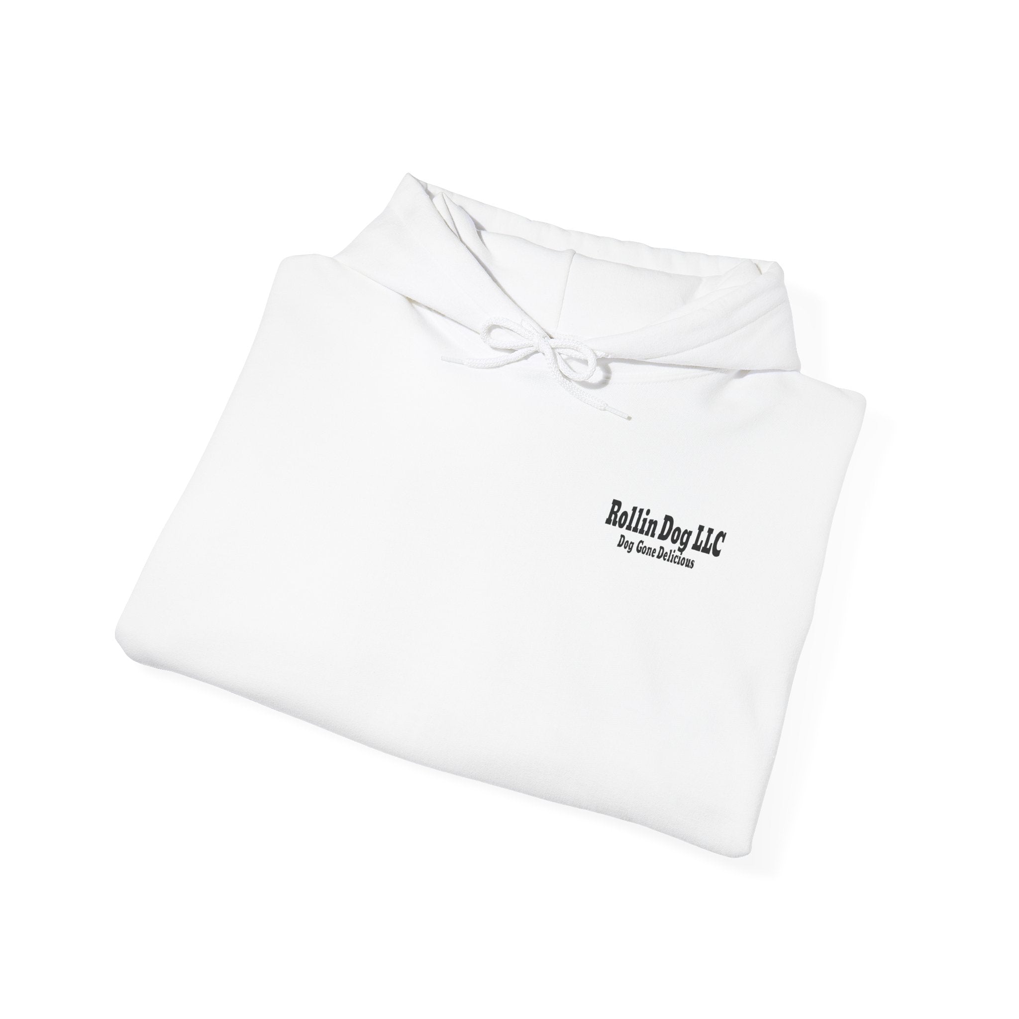 Original Dog Logo Hoodie — 'Rollin Dog LLC: Dog Gone Delicious' Graphic Pullover