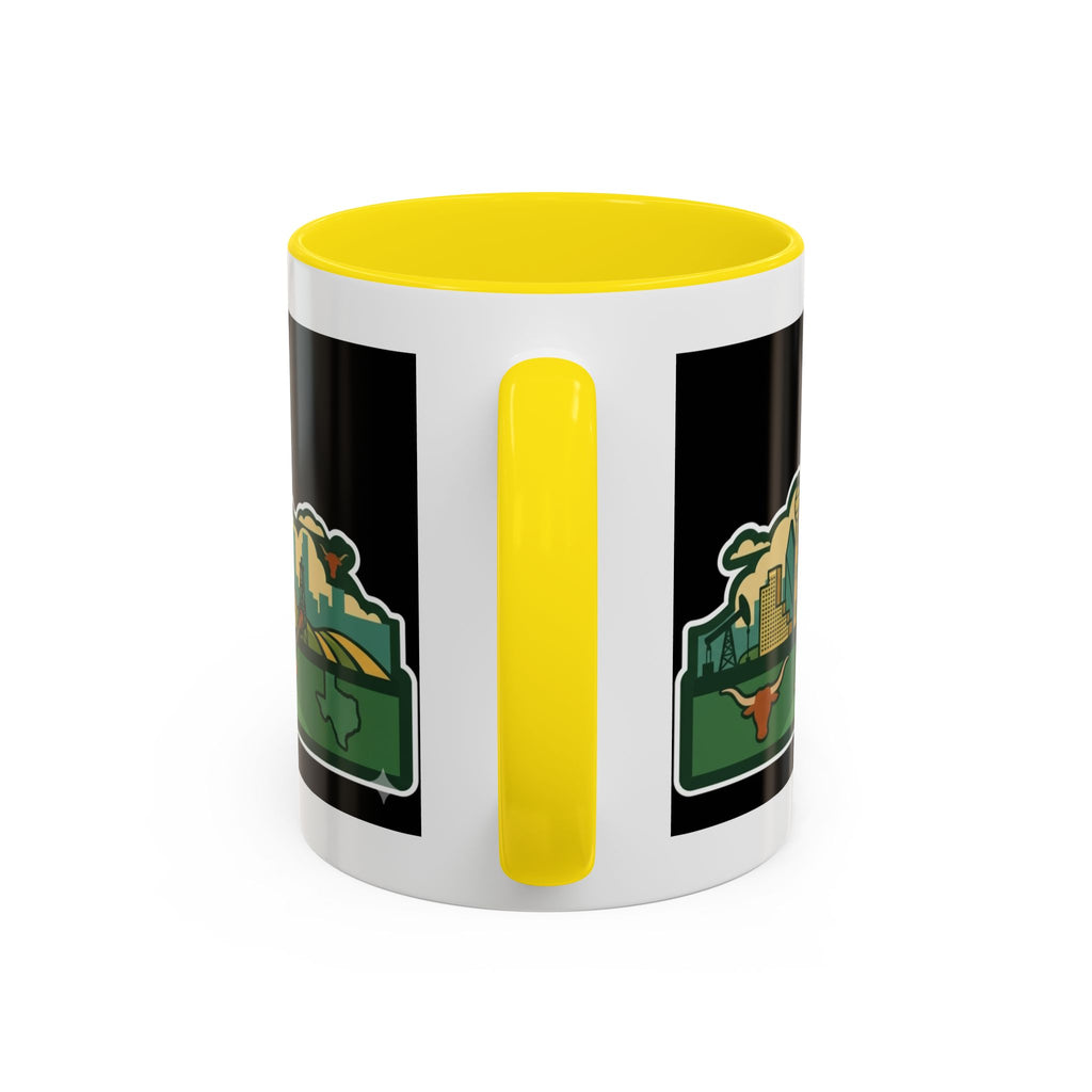 San Antonio Rollin Dog Coffee Mug — Fun Hot Dog Logo Accent Mug (11/15oz)