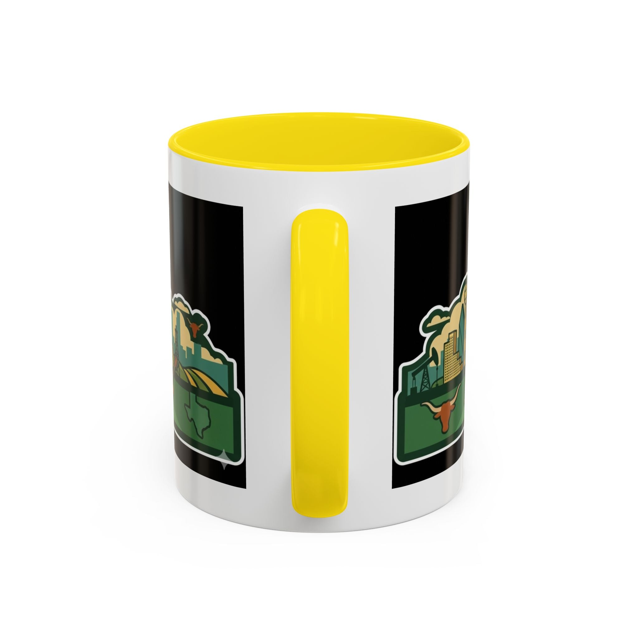 San Antonio Rollin Dog Coffee Mug — Fun Hot Dog Logo Accent Mug (11/15oz)
