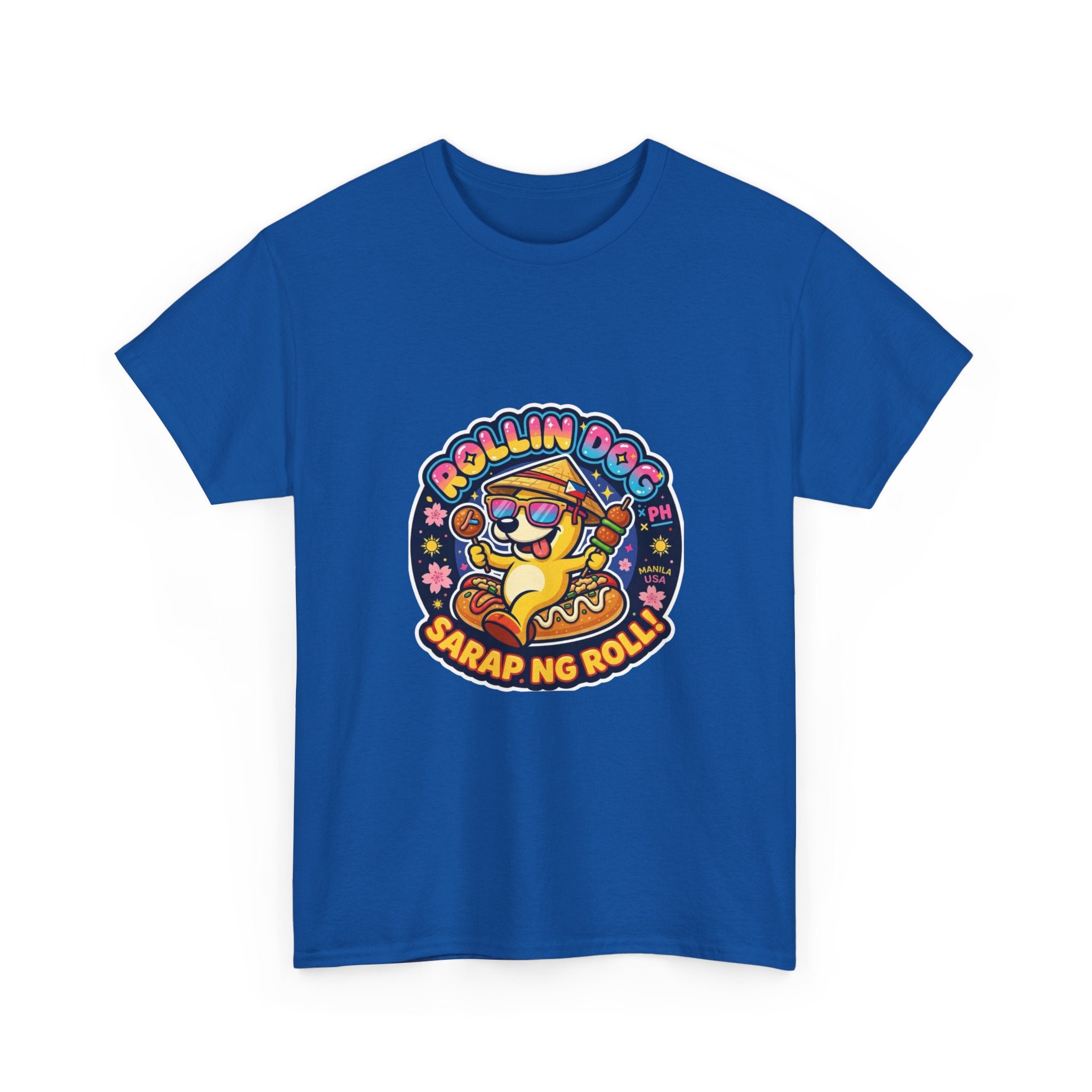 T-Shirt — "Rollin Dog" Sarap ng Roll Cute Filipino Foodie Tee