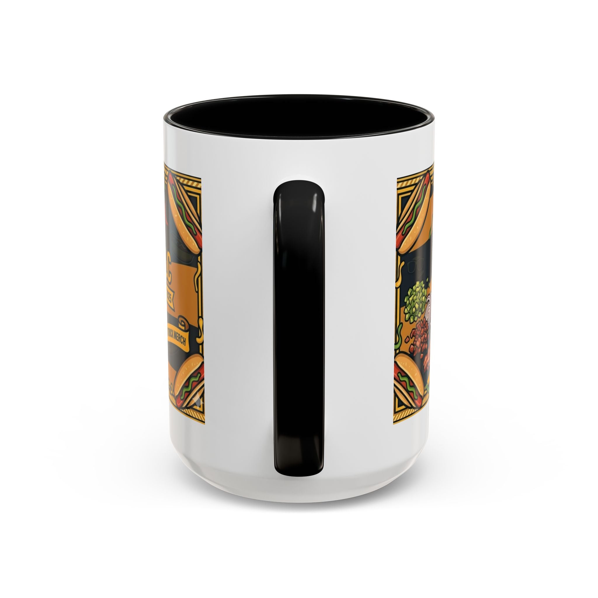 Rollin Dog Hot Dog Mug — Retro 'Dog Gone Delicious' Coffee Cup (11/15oz)