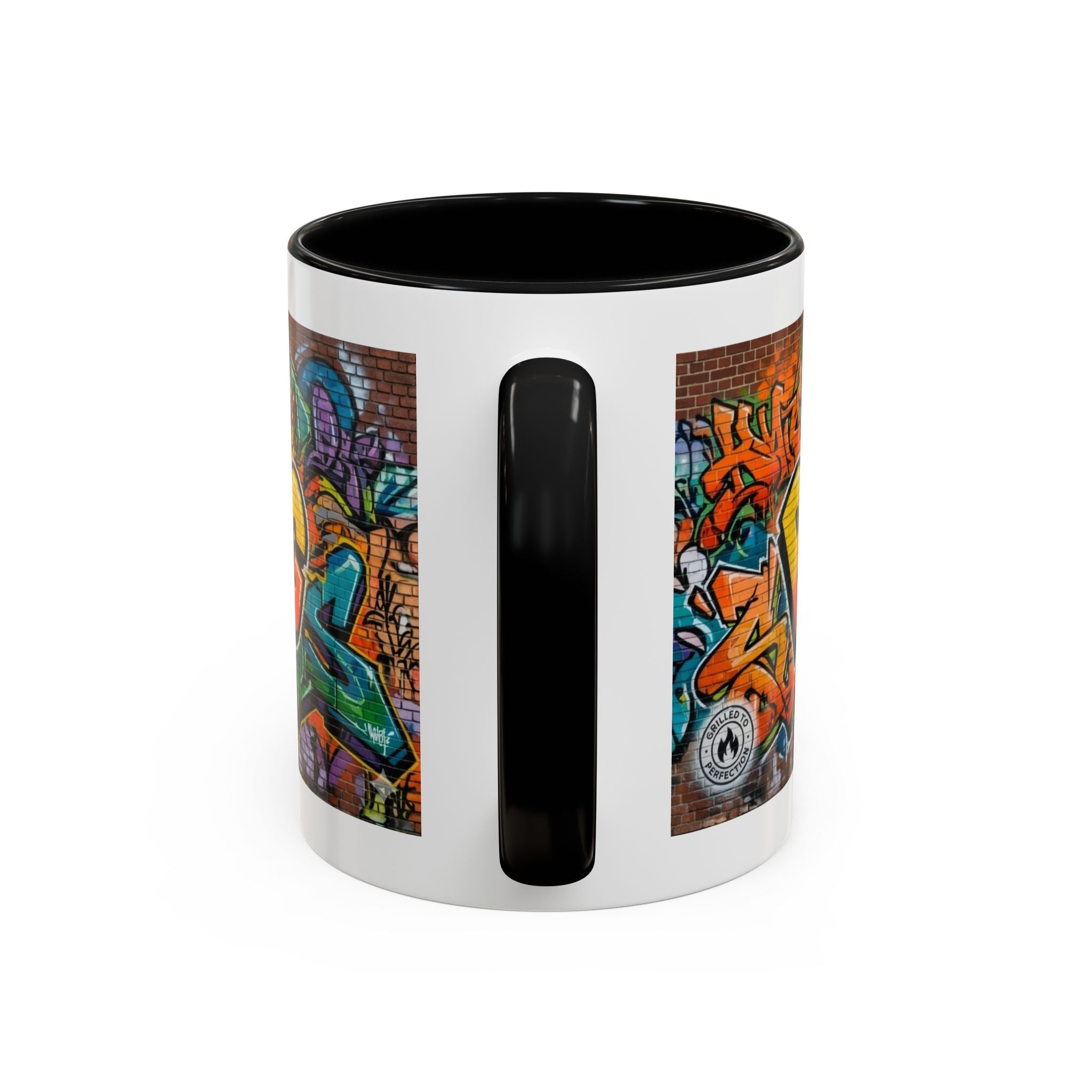 Rollin' Dog Graffiti Coffee Mug — Fun Hot Dog Street Art Accent Mug (11/15oz)