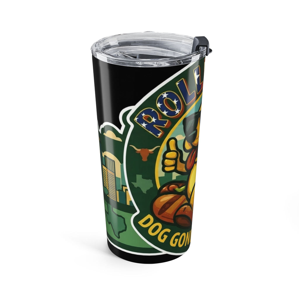 20oz Tumbler — Texas Chill Emoji Design (Sunglasses Nacho, "Gettin' Down" Theme)