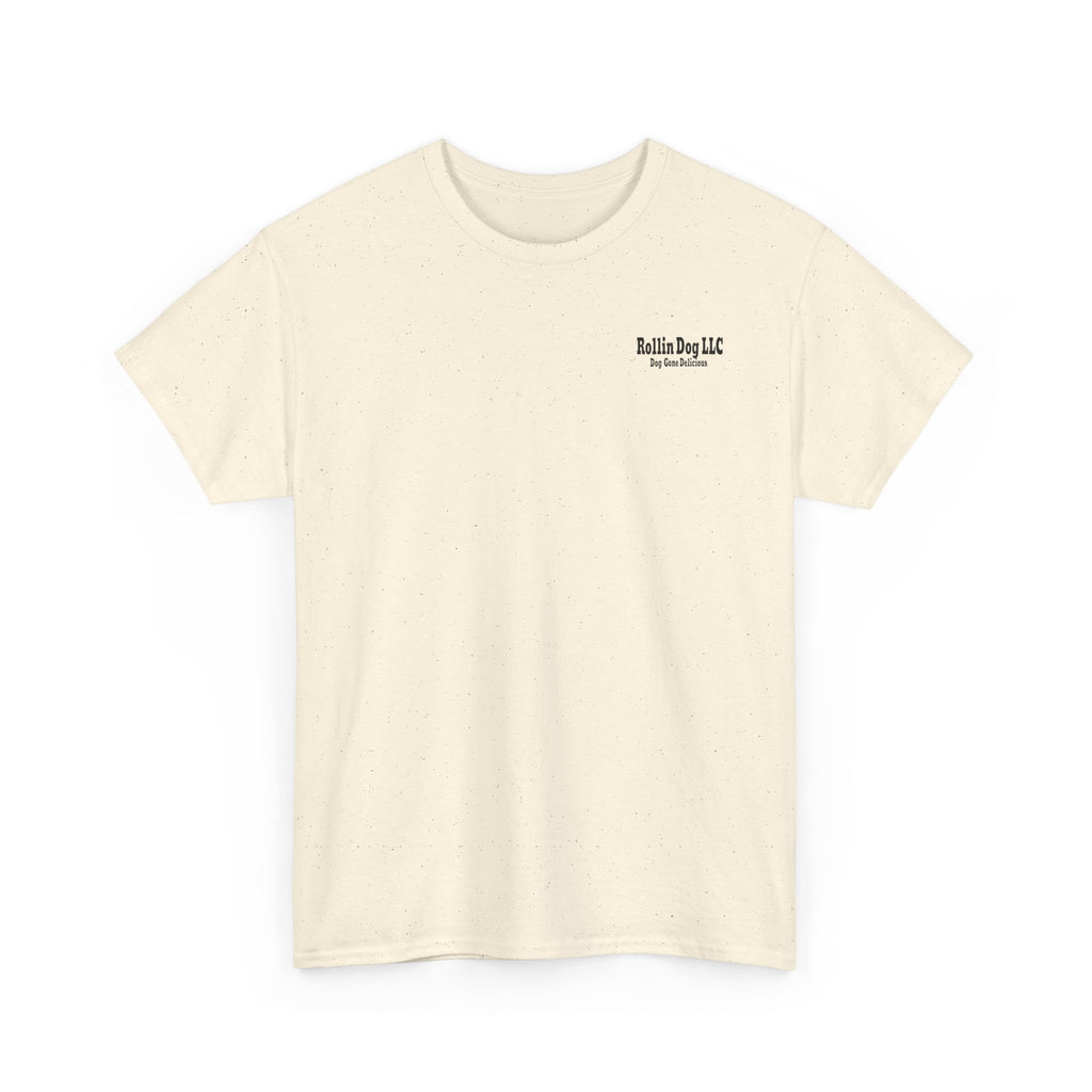 T-Shirt — "Rollin Dog: Dog Gone Delicious" Retro Hot Dog Graphic Tee