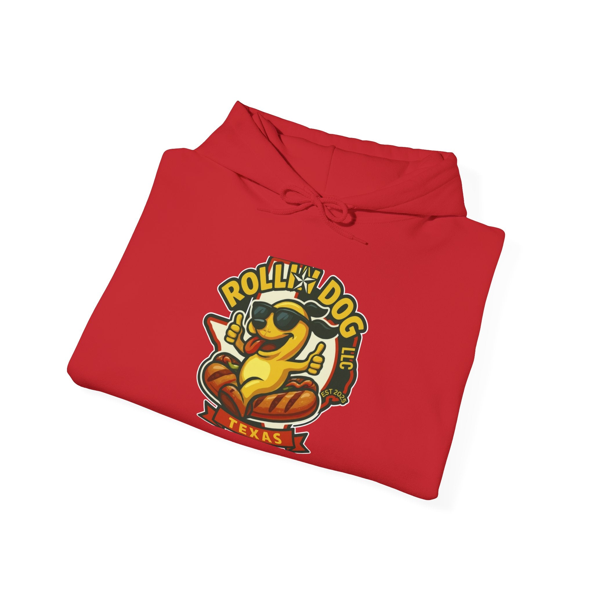 Texas Rollin Dog Unisex Heavy Blend™ Hooded Sweatshirt