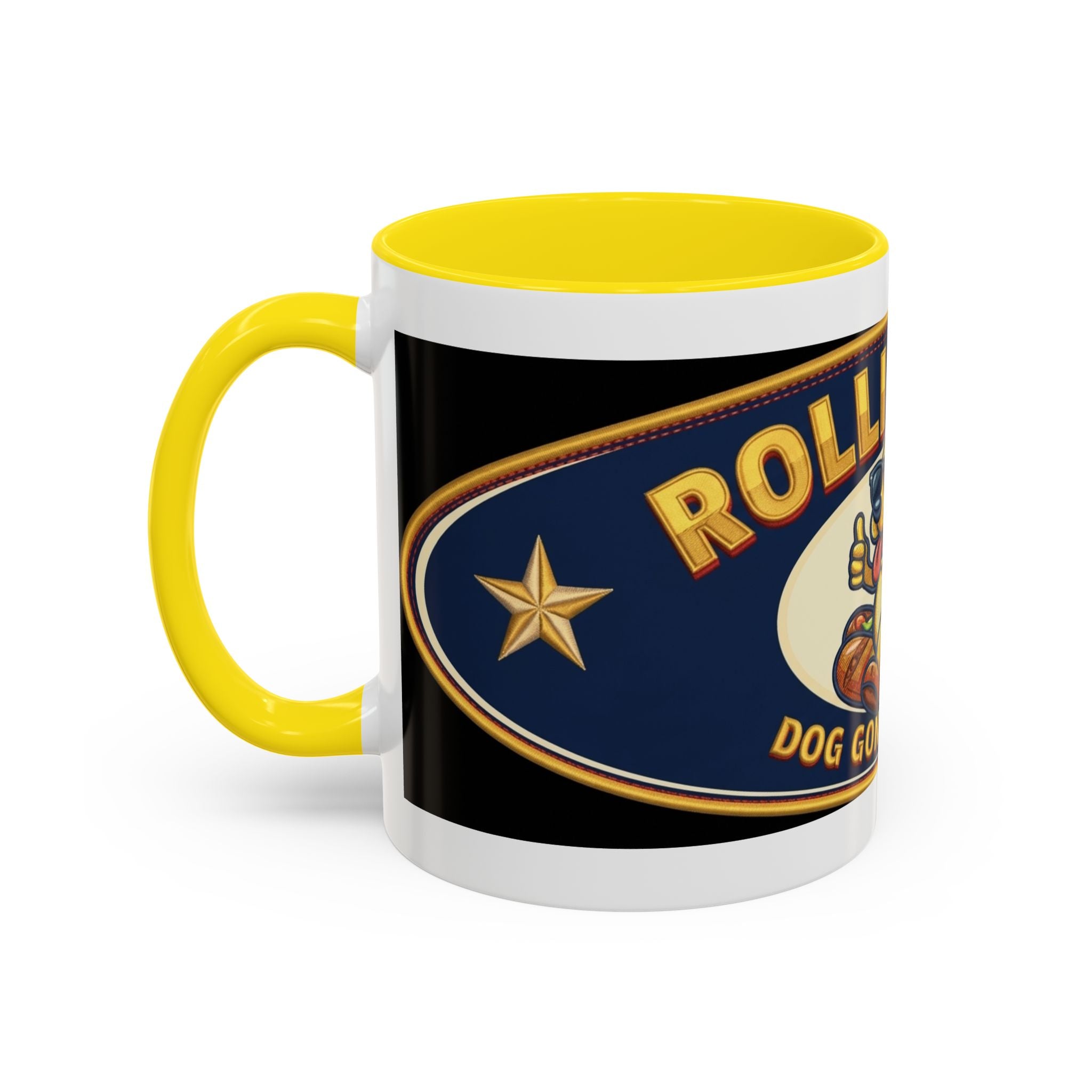 Texas Rollin Dog Coffee Mug - 'Dog Gone Delicious' Novelty Accent Mug (11/15oz)