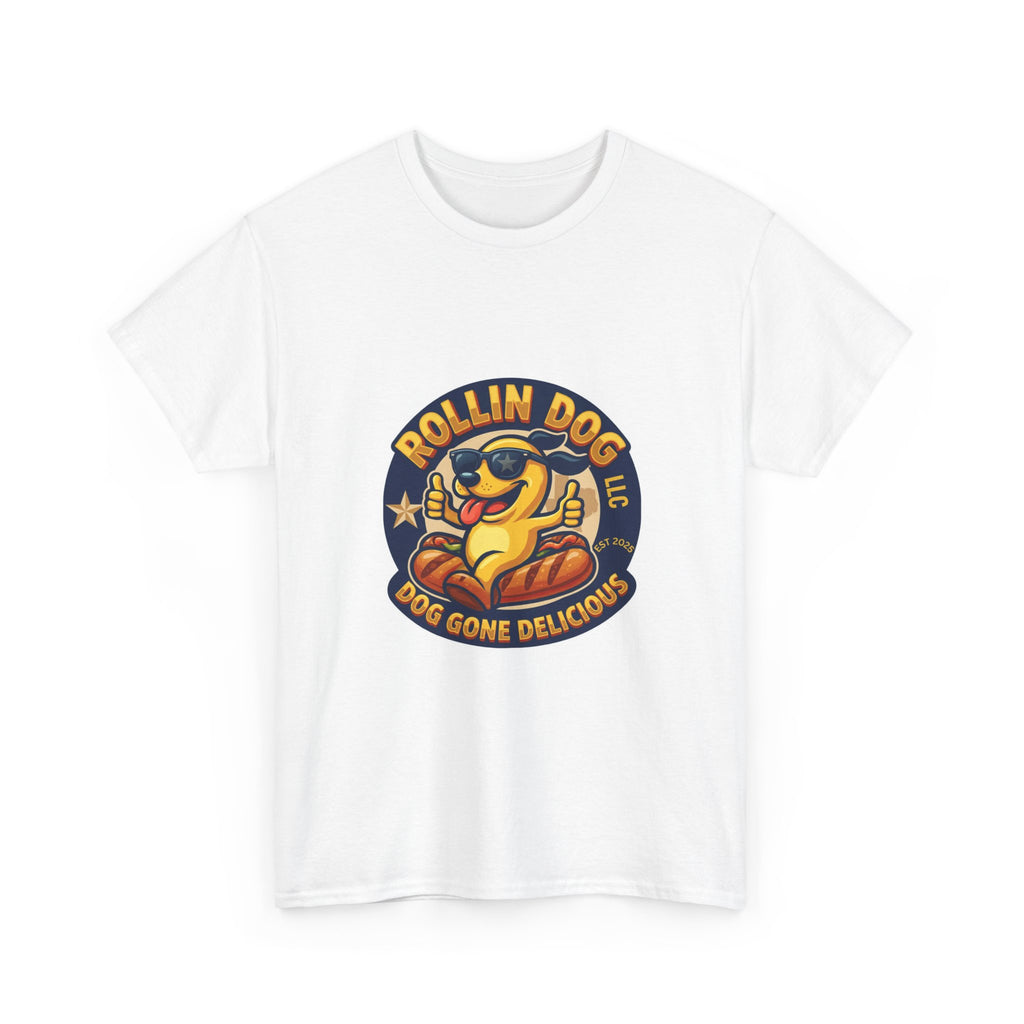 T-Shirt — "Texas Rollin Dog" Retro Hot Dog Mascot Tee