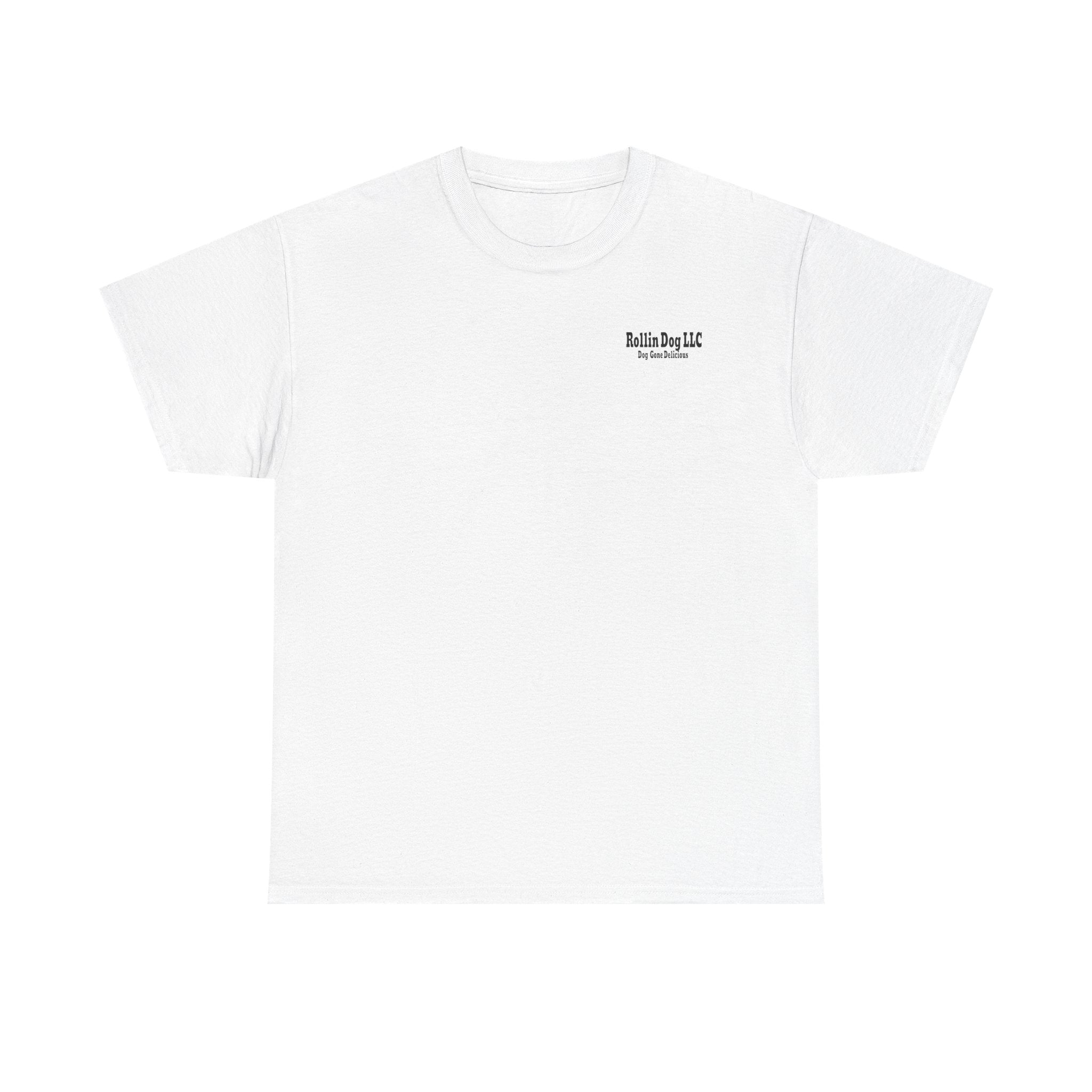 T-Shirt — "Rollin Dog: Dog Gone Delicious" Retro Hot Dog Graphic Tee