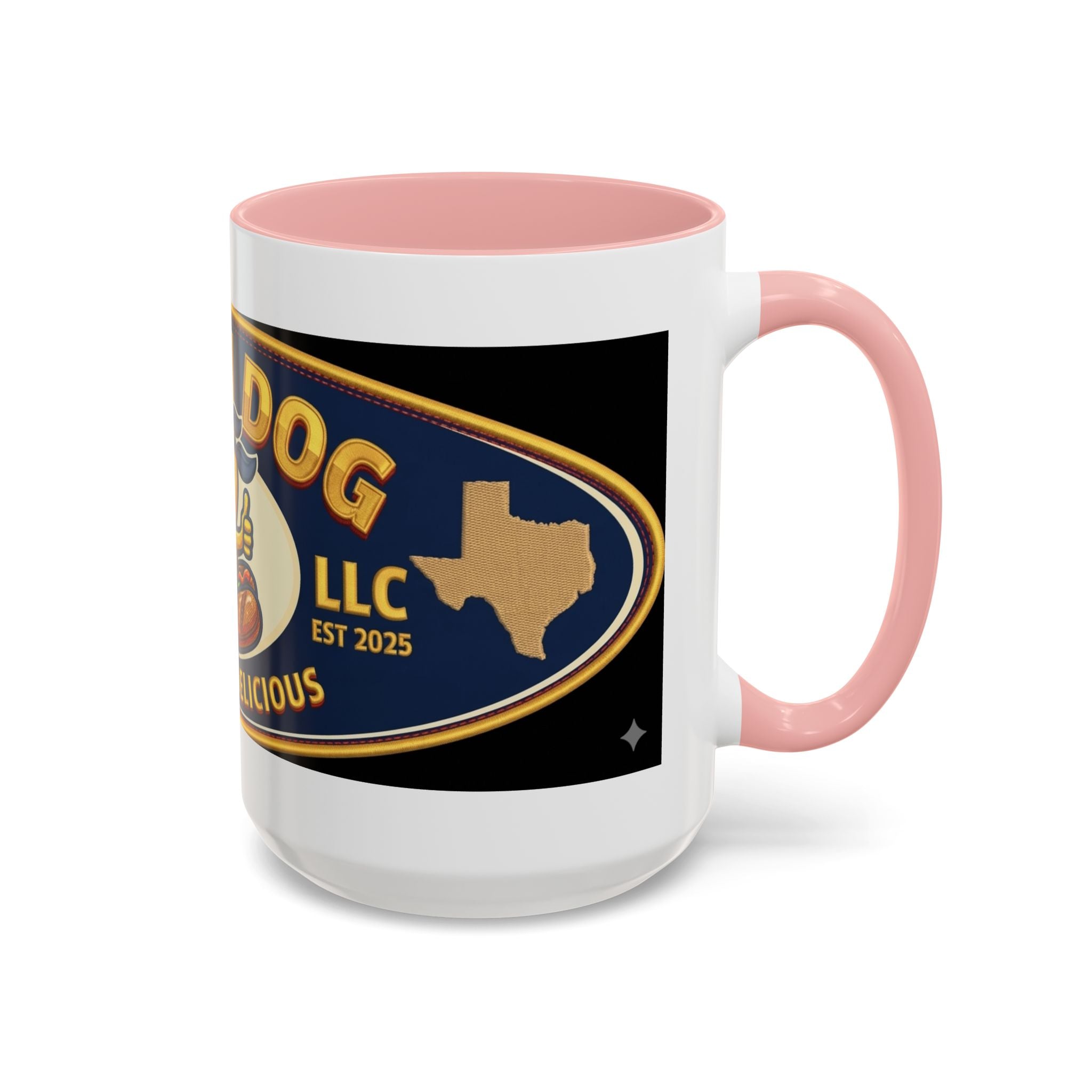 Texas Rollin Dog Coffee Mug - 'Dog Gone Delicious' Novelty Accent Mug (11/15oz)