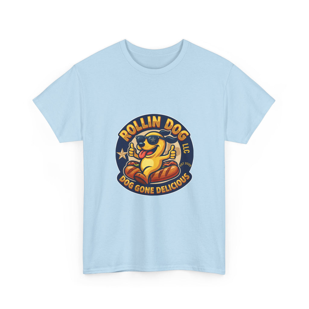 T-Shirt — "Texas Rollin Dog" Retro Hot Dog Mascot Tee