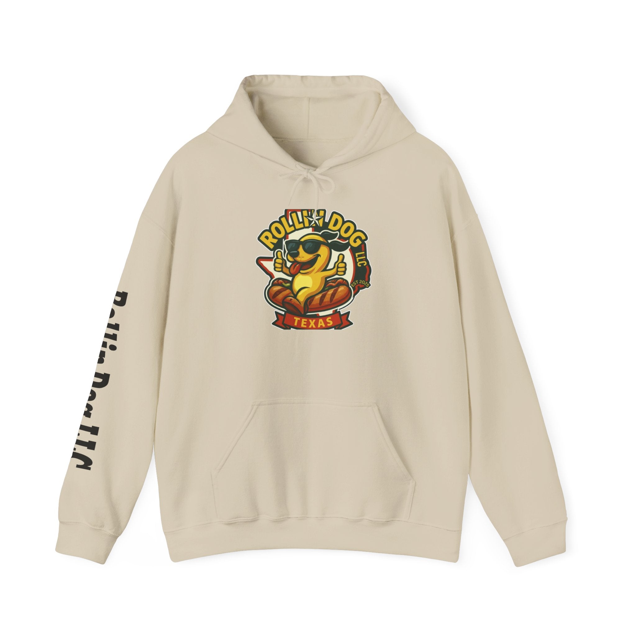 Texas Rollin Dog Unisex Heavy Blend™ Hooded Sweatshirt