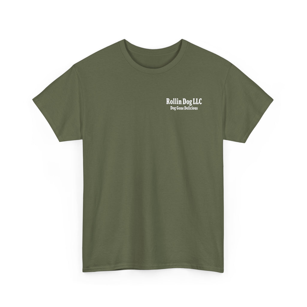 Rollin Dog Tee Graffiti 3 — 'Rollin Dog: Dog Gone Delicious' Graphic T‑Shirt