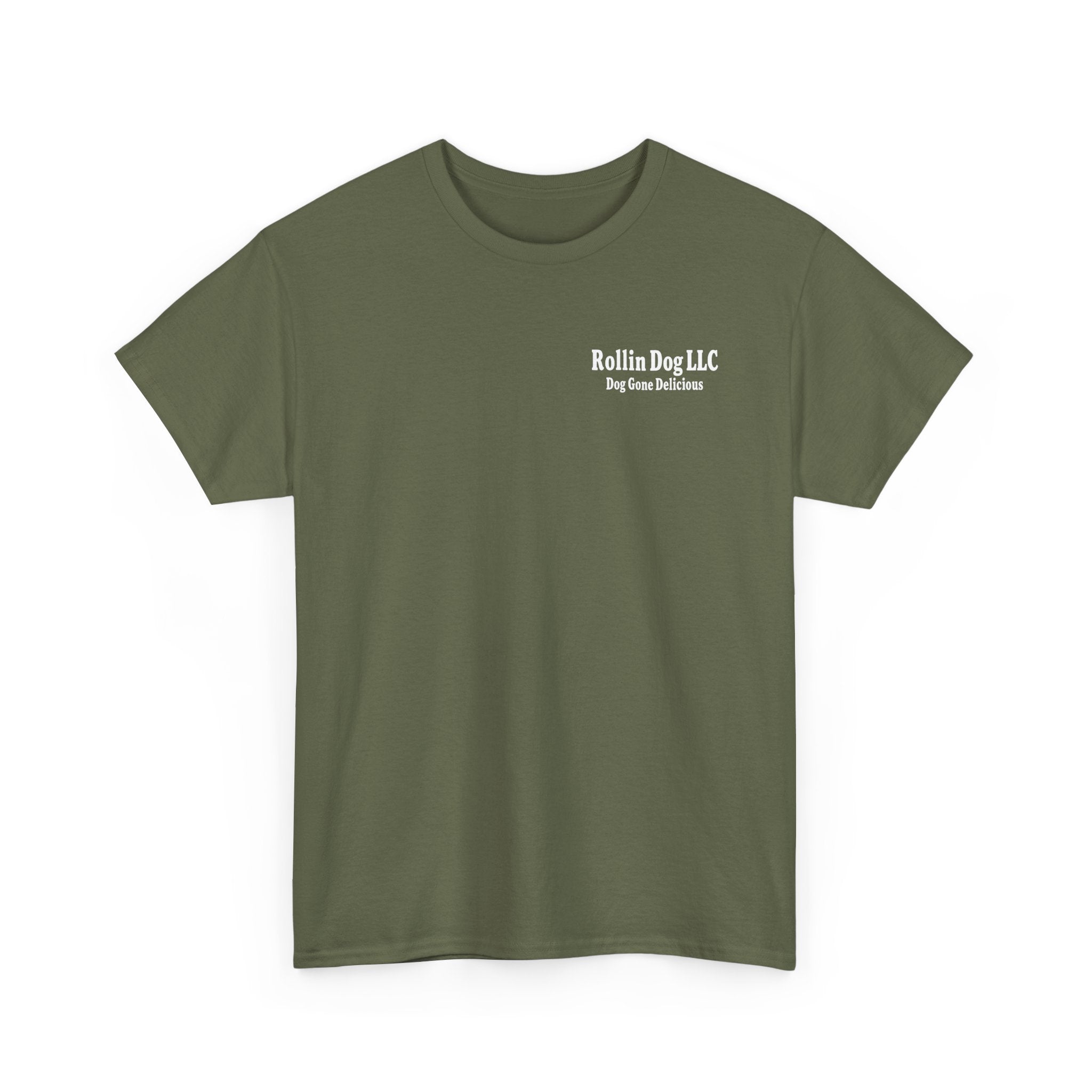 Rollin Dog Tee Graffiti 3 — 'Rollin Dog: Dog Gone Delicious' Graphic T‑Shirt