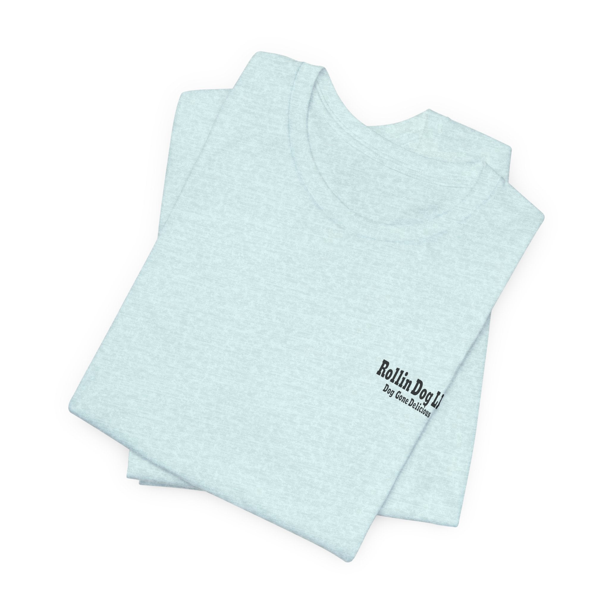 Rollin Dog Graphic Tee Graffiti 1 — Retro Hot Dog Street Art T-Shirt