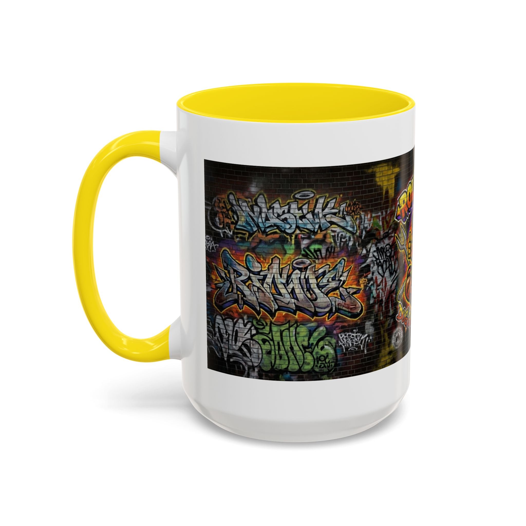 Rollin Dog Hot Dog Mug — Graffiti Skate Vibe Coffee Cup (11/15oz)