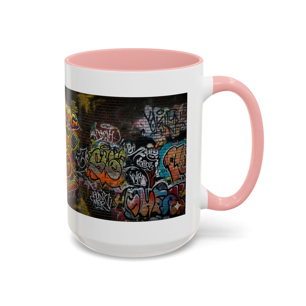 Rollin Dog Hot Dog Mug — Graffiti Skate Vibe Coffee Cup (11/15oz)