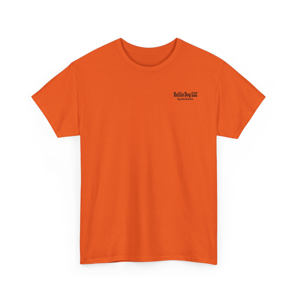 T-Shirt — "Rollin Dog: Dog Gone Delicious" Retro Hot Dog Graphic Tee