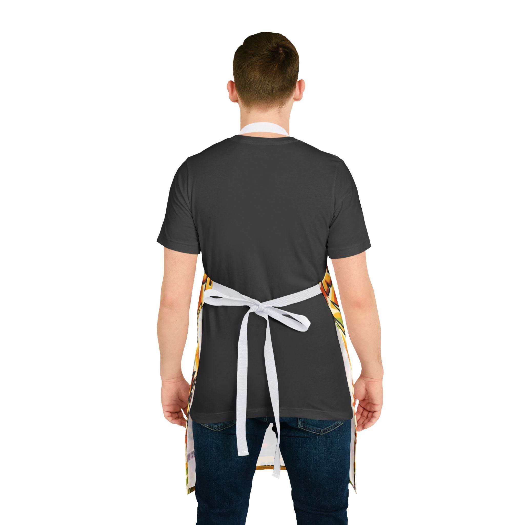 Grilling Apron — "Rollin Dog" Hot Dog BBQ Apron (Dog Gone Delicious)