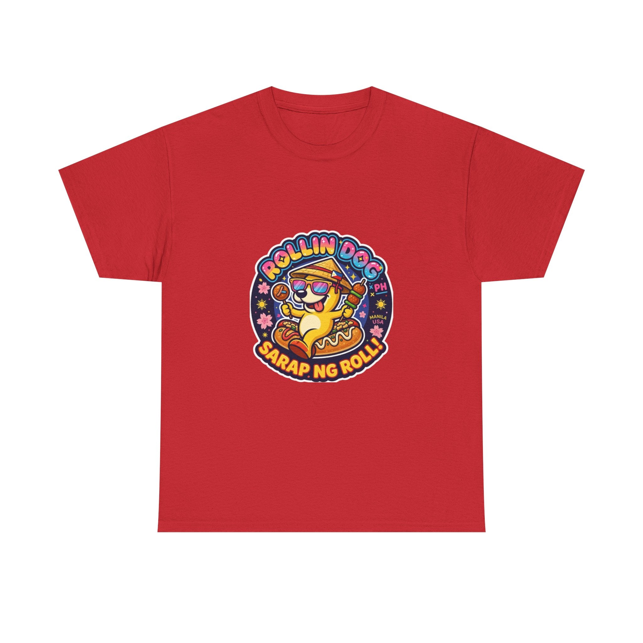 T-Shirt — "Rollin Dog" Sarap ng Roll Cute Filipino Foodie Tee