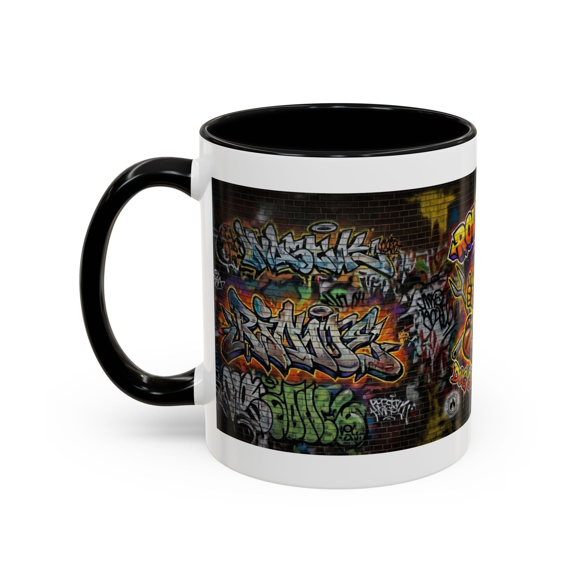 Rollin Dog Hot Dog Mug — Graffiti Skate Vibe Coffee Cup (11/15oz)