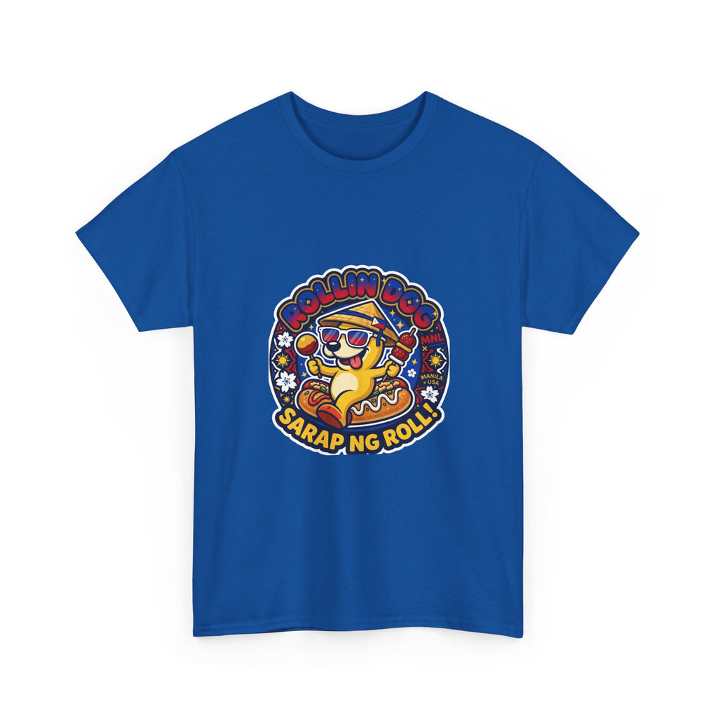 T-Shirt — 'Sarap ng Roll' Retro Cartoon Lumpia Design