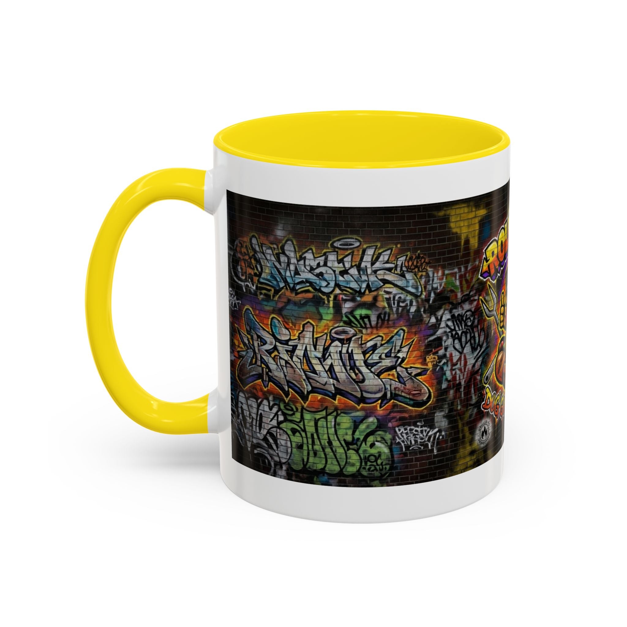 Rollin Dog Hot Dog Mug — Graffiti Skate Vibe Coffee Cup (11/15oz)