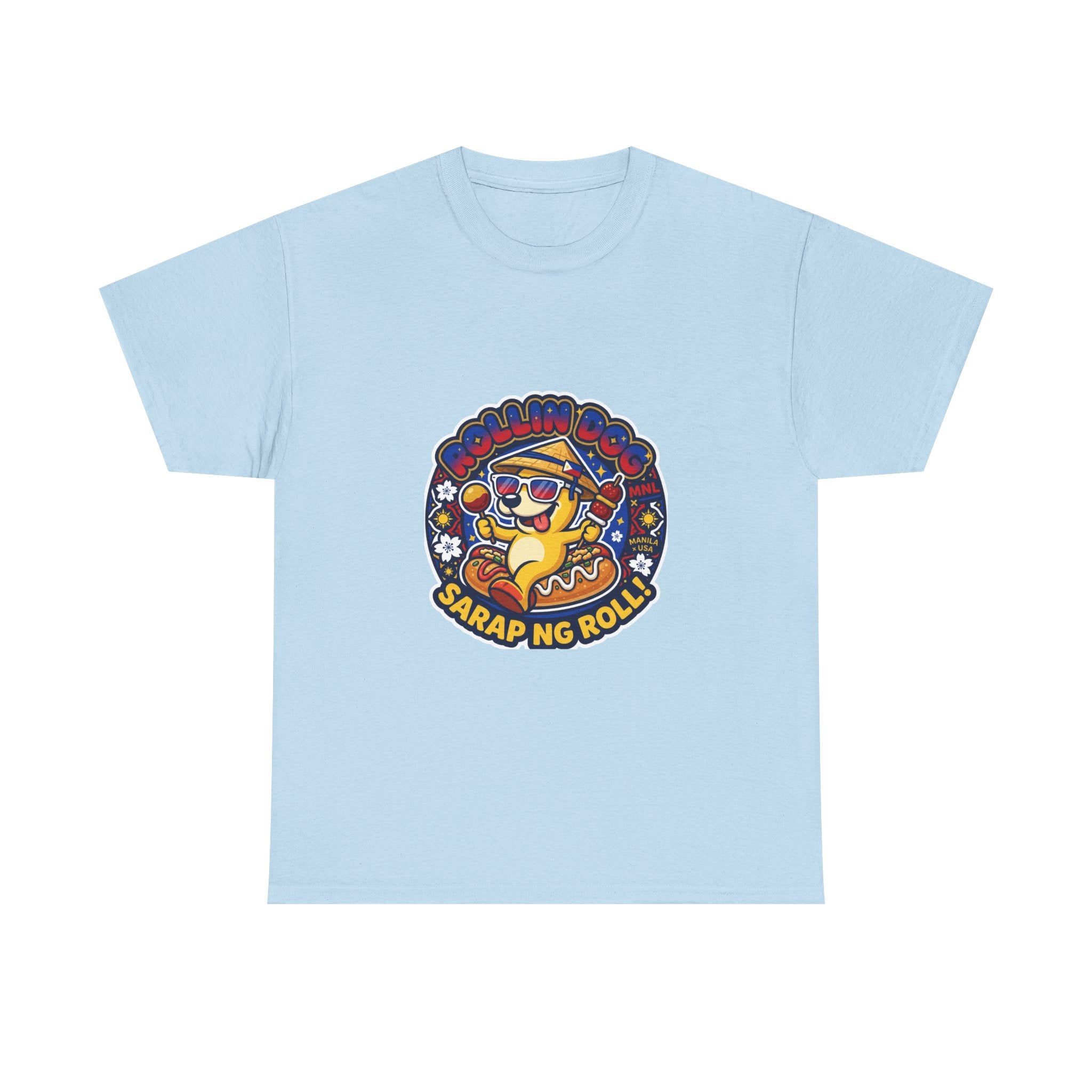 T-Shirt — 'Sarap ng Roll' Retro Cartoon Lumpia Design