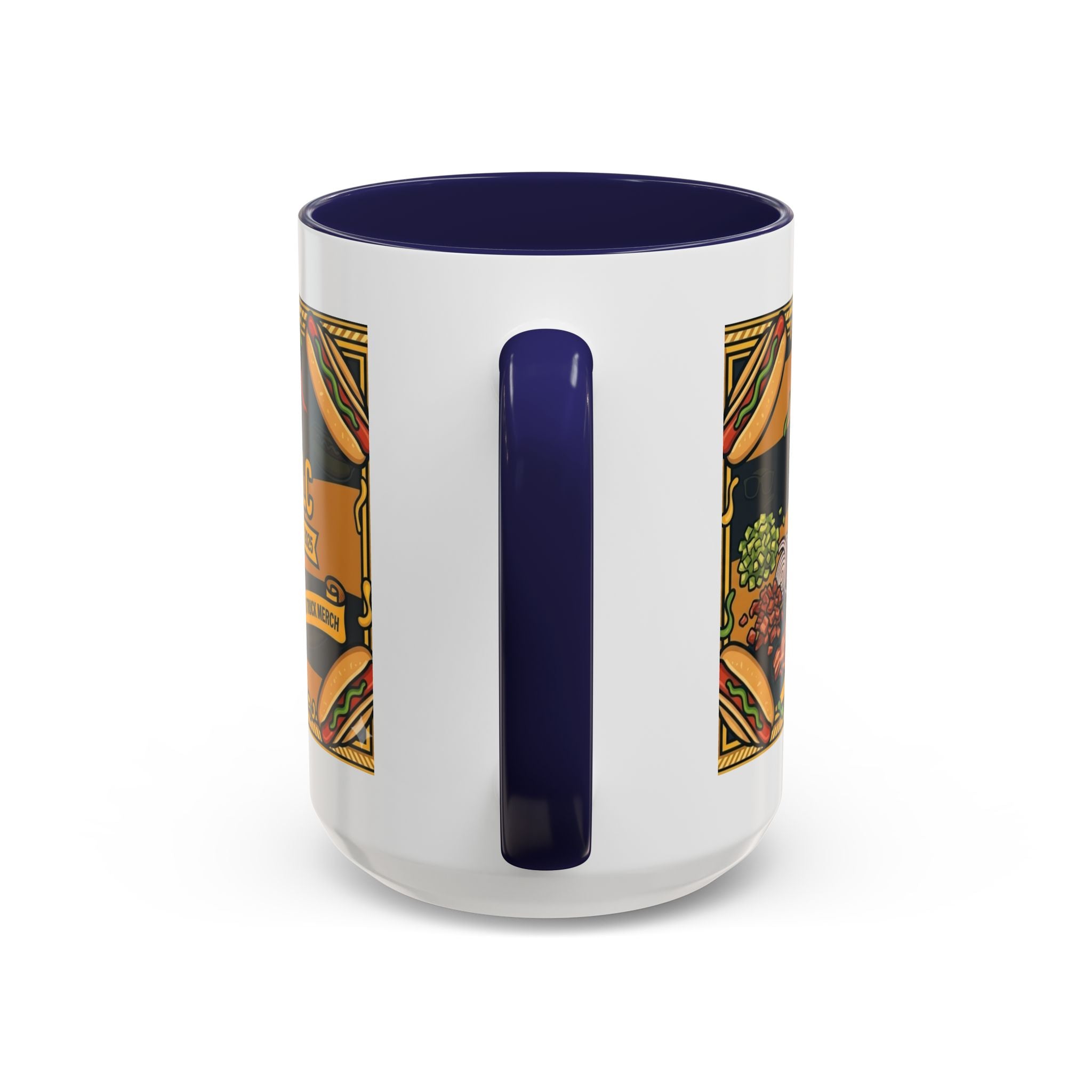 Rollin Dog Hot Dog Mug — Retro 'Dog Gone Delicious' Coffee Cup (11/15oz)