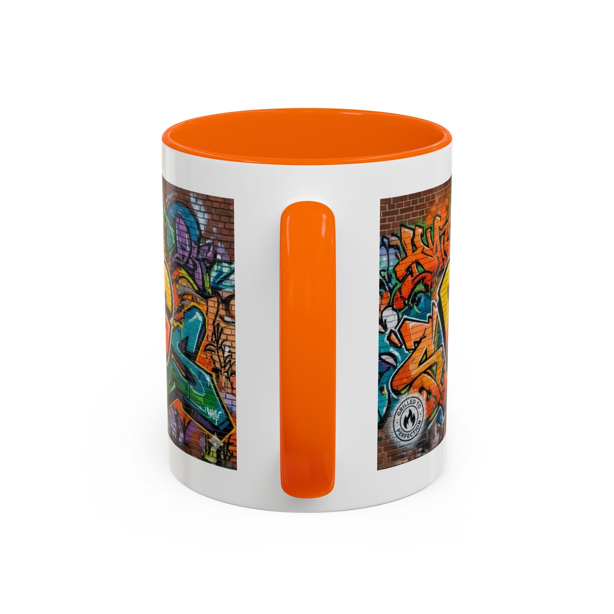 Rollin' Dog Graffiti Coffee Mug — Fun Hot Dog Street Art Accent Mug (11/15oz)