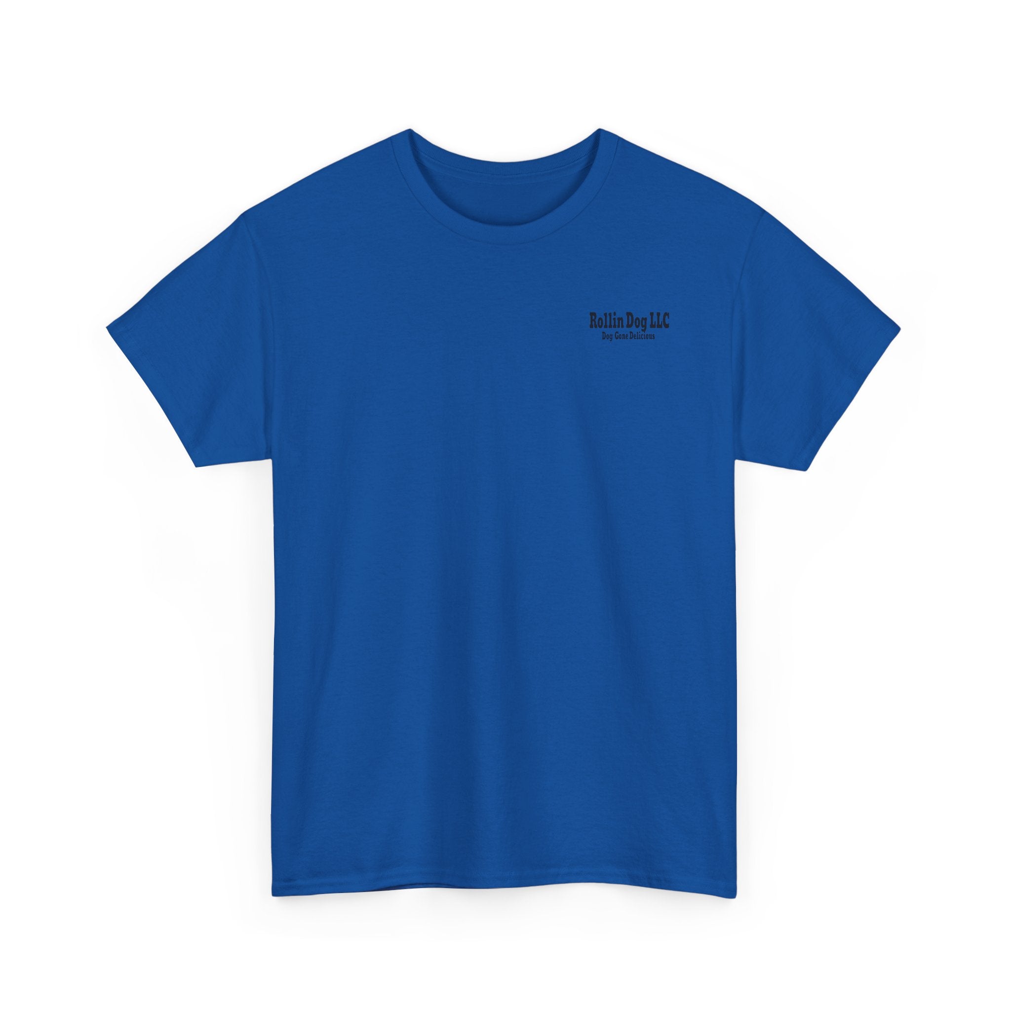 T-Shirt — "Rollin Dog: Dog Gone Delicious" Retro Hot Dog Graphic Tee