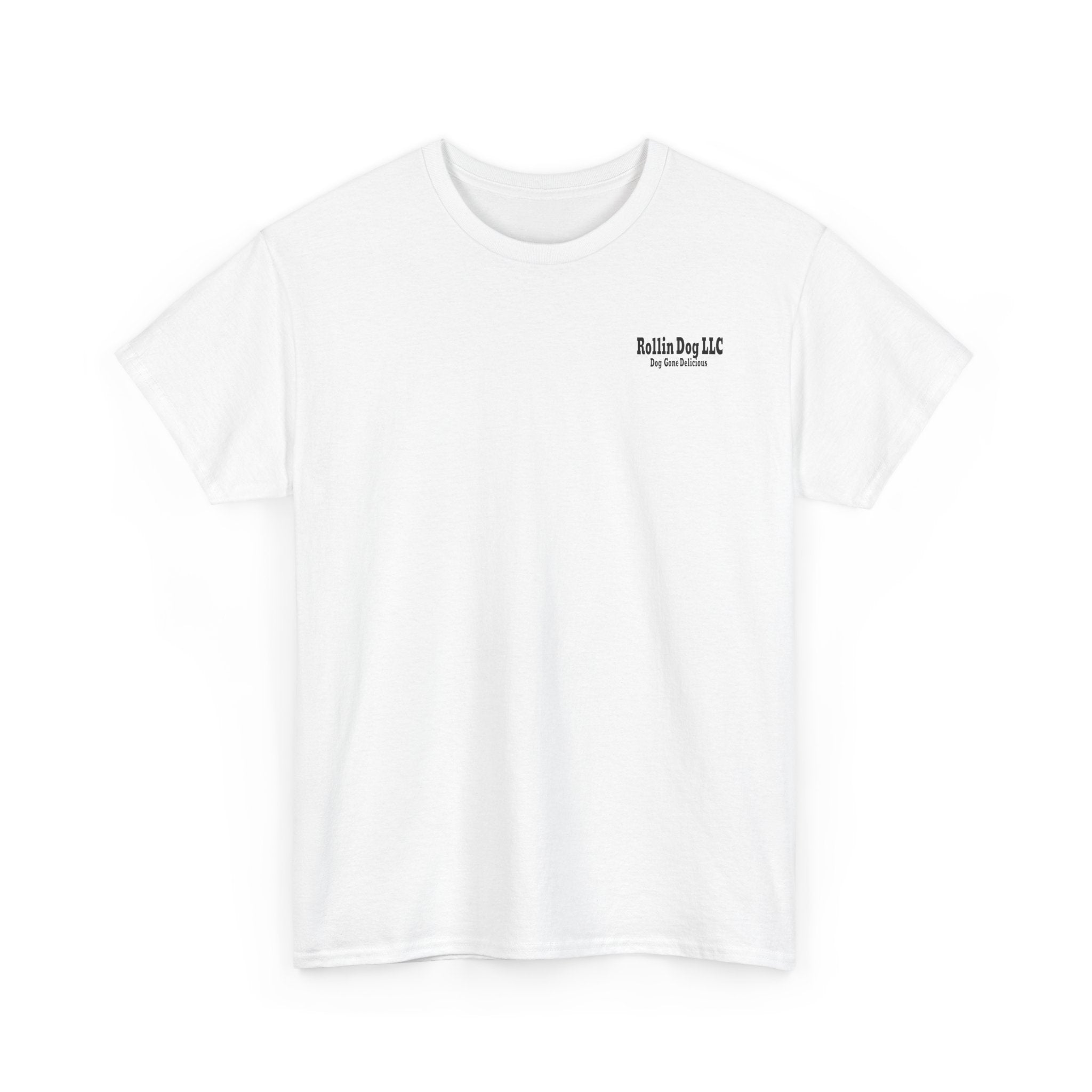 T-Shirt — "Rollin Dog: Dog Gone Delicious" Retro Hot Dog Graphic Tee