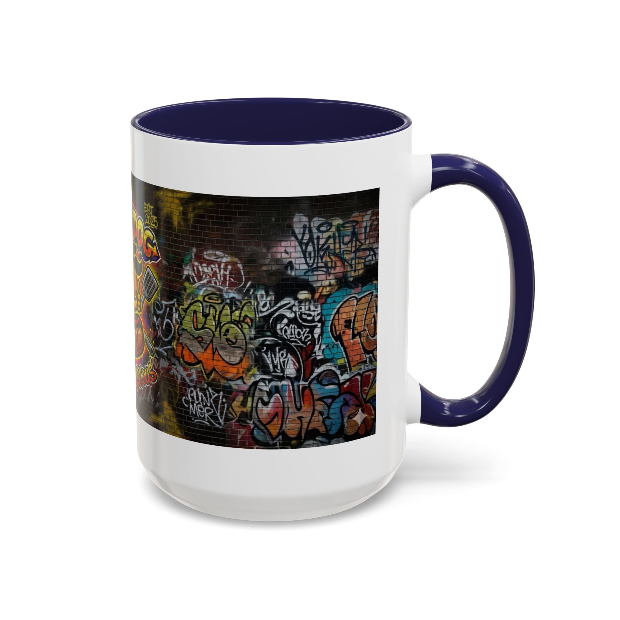 Rollin Dog Hot Dog Mug — Graffiti Skate Vibe Coffee Cup (11/15oz)
