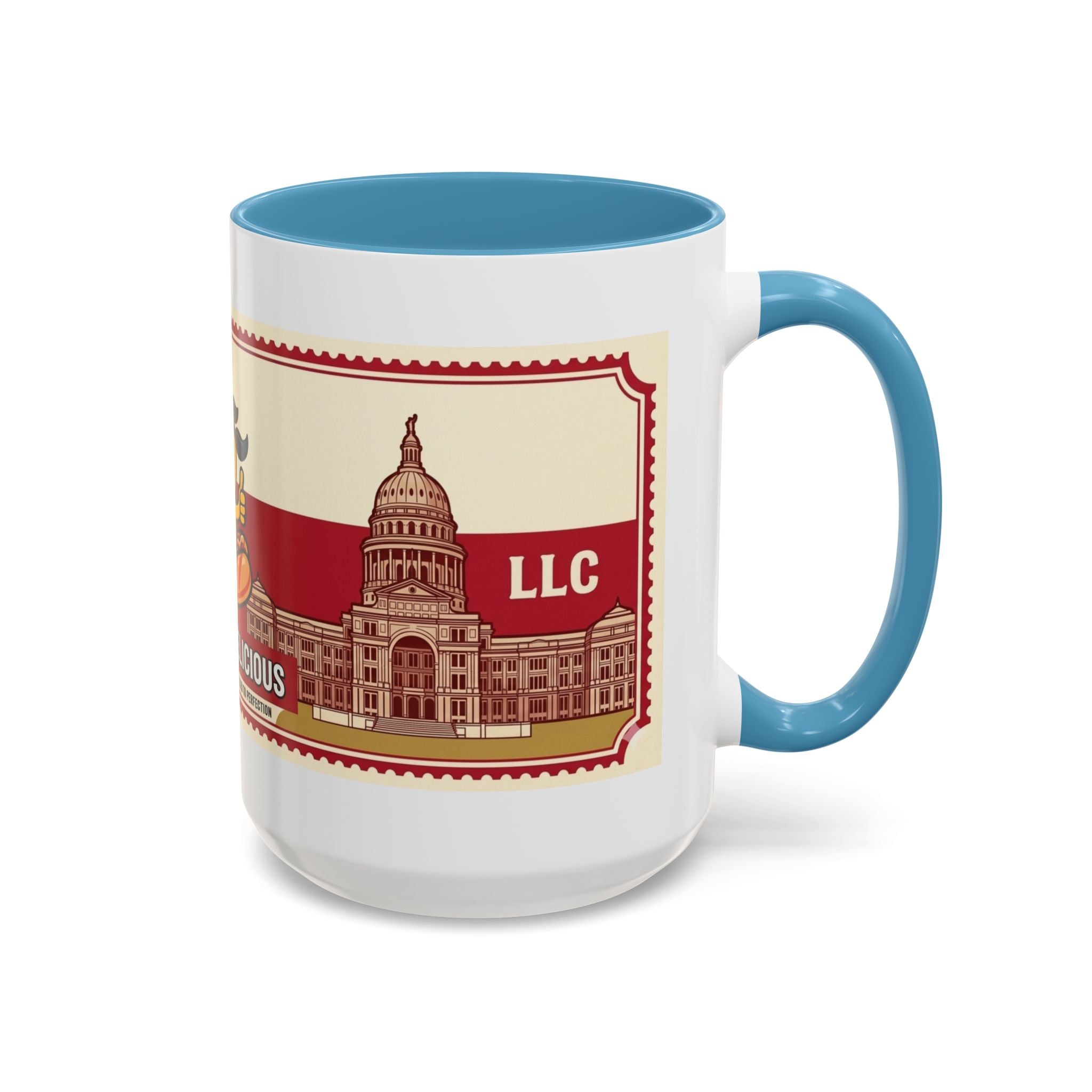 Rollin Dog Coffee Mug — Retro 'Dog Gone Delicious' Hot Dog Design (11/15oz)