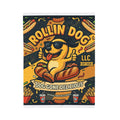Velveteen Plush Blanket – "Rollin Dog: Dog Gone Delicious" Food Truck Graphic Throw