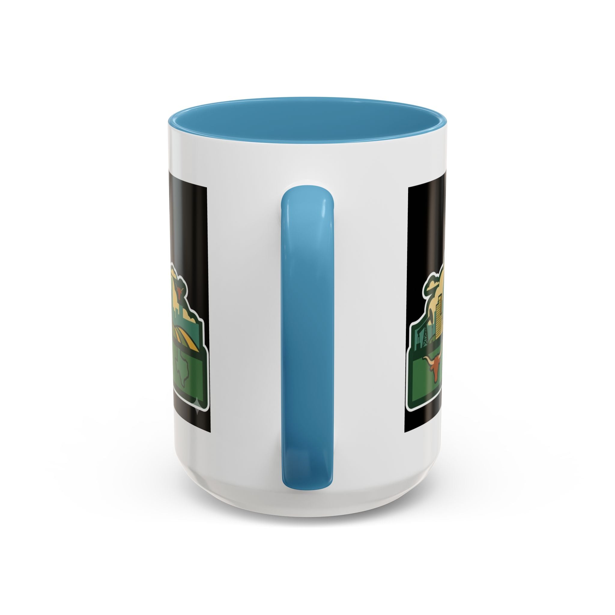 San Antonio Rollin Dog Coffee Mug — Fun Hot Dog Logo Accent Mug (11/15oz)