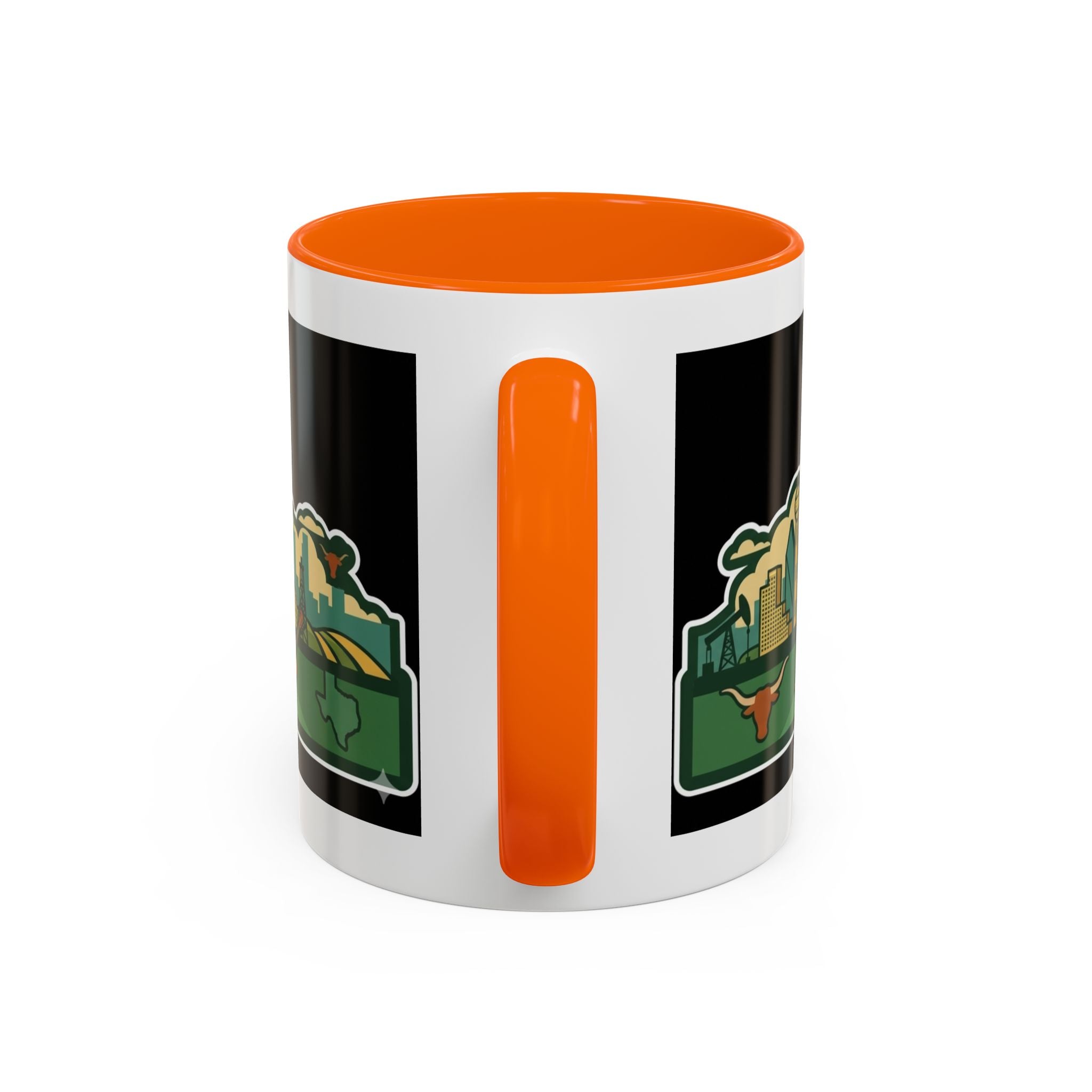 San Antonio Rollin Dog Coffee Mug — Fun Hot Dog Logo Accent Mug (11/15oz)