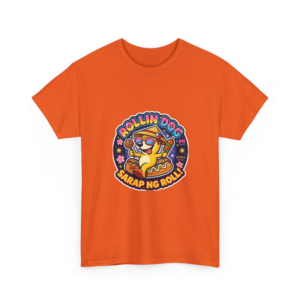 T-Shirt — "Rollin Dog" Sarap ng Roll Cute Filipino Foodie Tee